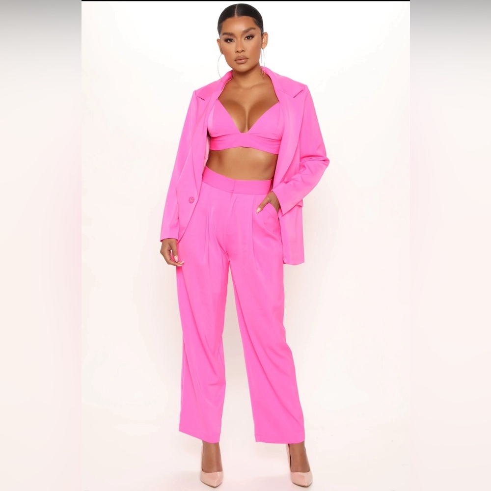 Booked and busy 3 piece blazer set